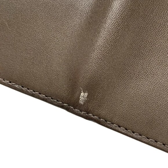 Auth COACH - Dark Brown Leather Card Case - Picture 5 of 9